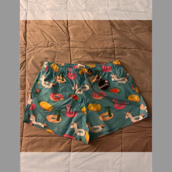 Women's Boardies Print Swim Shorts - Picture 3 of 5